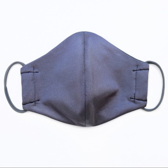 Accessories - 🐺 Charcoal Grey Satin Face Mask